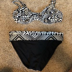 Ceptiva black & white bikini